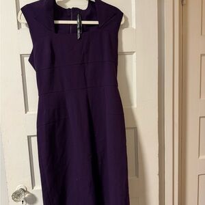 Andrew Marc Rich Purple Midi Dress